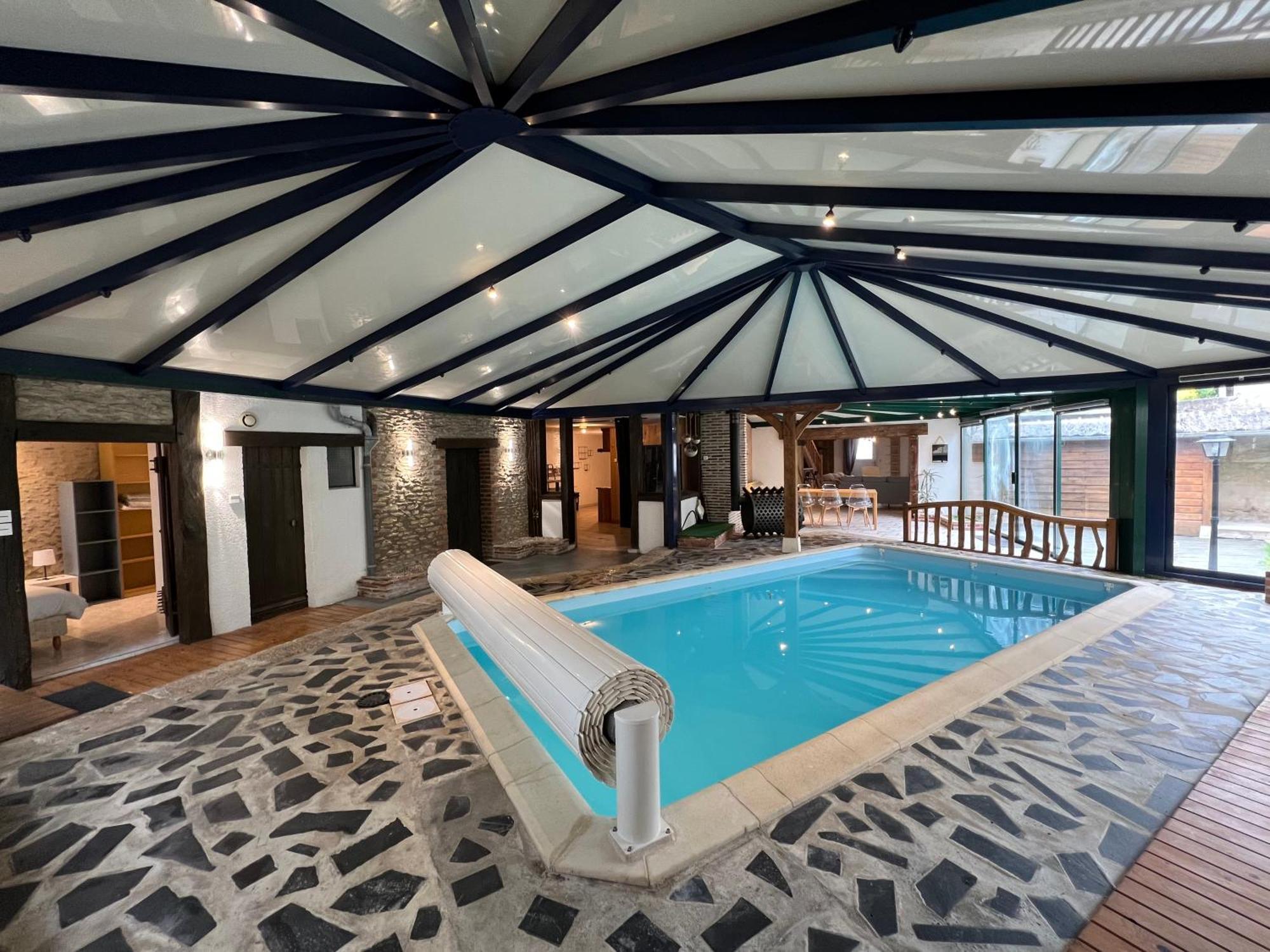 Rigolet Maison En Ville Avec Piscine Interieure Le Controis-en-Sologne Eksteriør billede